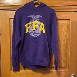 Purple Hoodie with Yellow FFA Logo